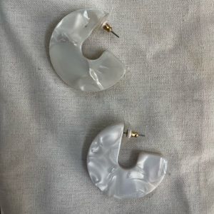 Bauble bar hoop earrings